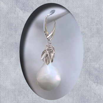 baroque pearl earrings