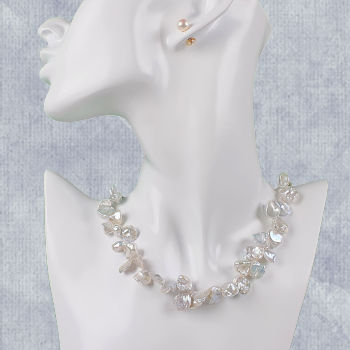 keshi flower petal pearls