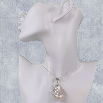 unique baroque pearl pendants